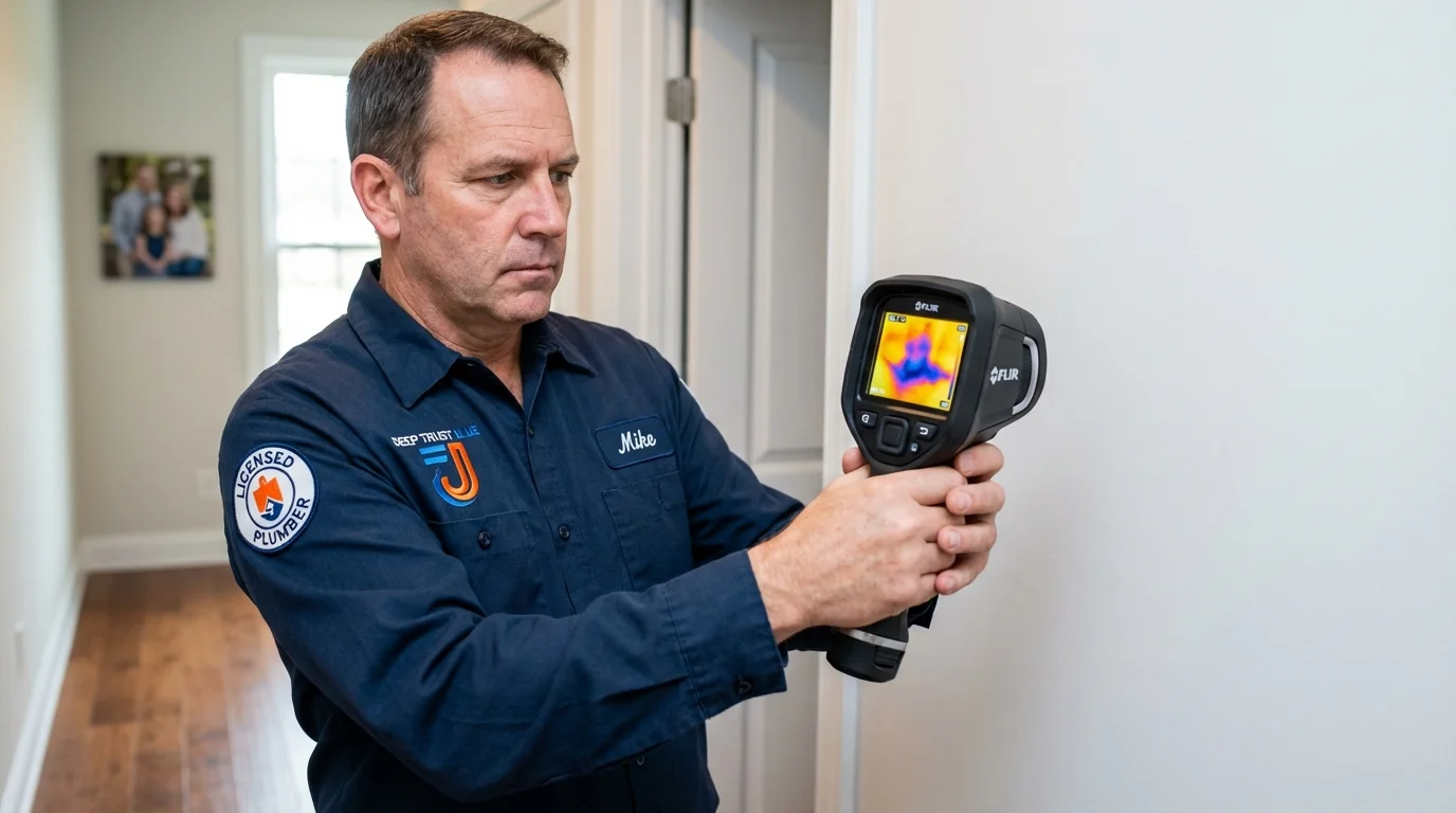 Thermal imaging leak detection by Johns Plumbing LLC in Cocoa